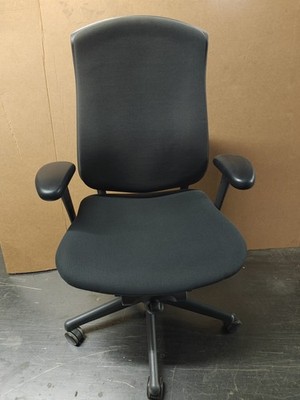 Herman Miller Celle Office Desk Chair Black grey Grey Fabric BASIC Chair
