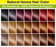 100 Organic Henna Hair Dye Color Chemical Ammonia Free Natural Chose Color