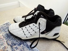 Scarpe vintage Easton Launch Turf stivali in pelle bianchi taglia - UK 11,5