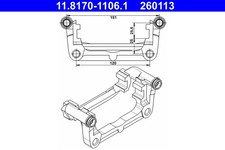 BREMSSATTELHALTER FÜR OPEL ASTRA J CARAVAN (P10) - ATE 11.8170-1106.1