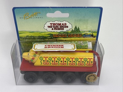Thomas The Train and Friends Chinese Dragon Wood Figure 1996 NIP Britt Allcroft