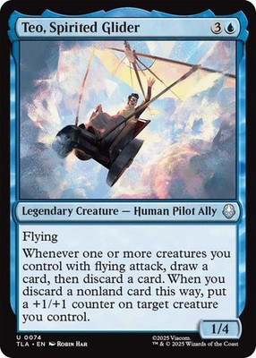 Teo, Spirited Glider- (NM)--EN-[TLA - 74]