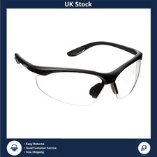 Image of Pro Wraparound Safety Glasses Clear Lens Anti-Fog Anti-Scratch UV400 1 Pair