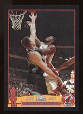 2003 Topps Chrome Basketball Udonis Haslem #164 Black Refractor 235/500