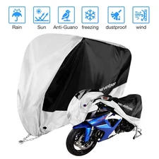 NEVERLAND XXXL Motorcycle Cover Waterproof Heavy Duty Protector Outside Storage
