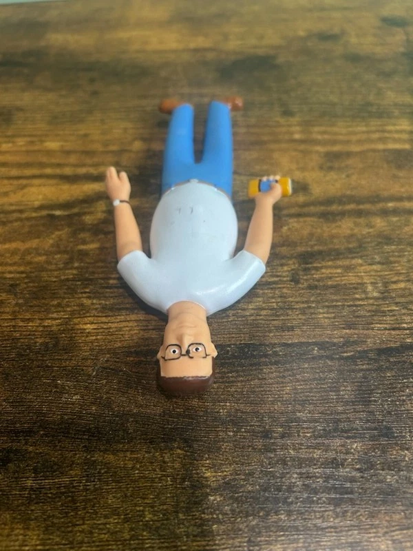 Bend-Ems Fox 2018 Rey de la Colina Hank Hill 6" Bendy Figura Flexible Juguete Usado Foto 3 de 4