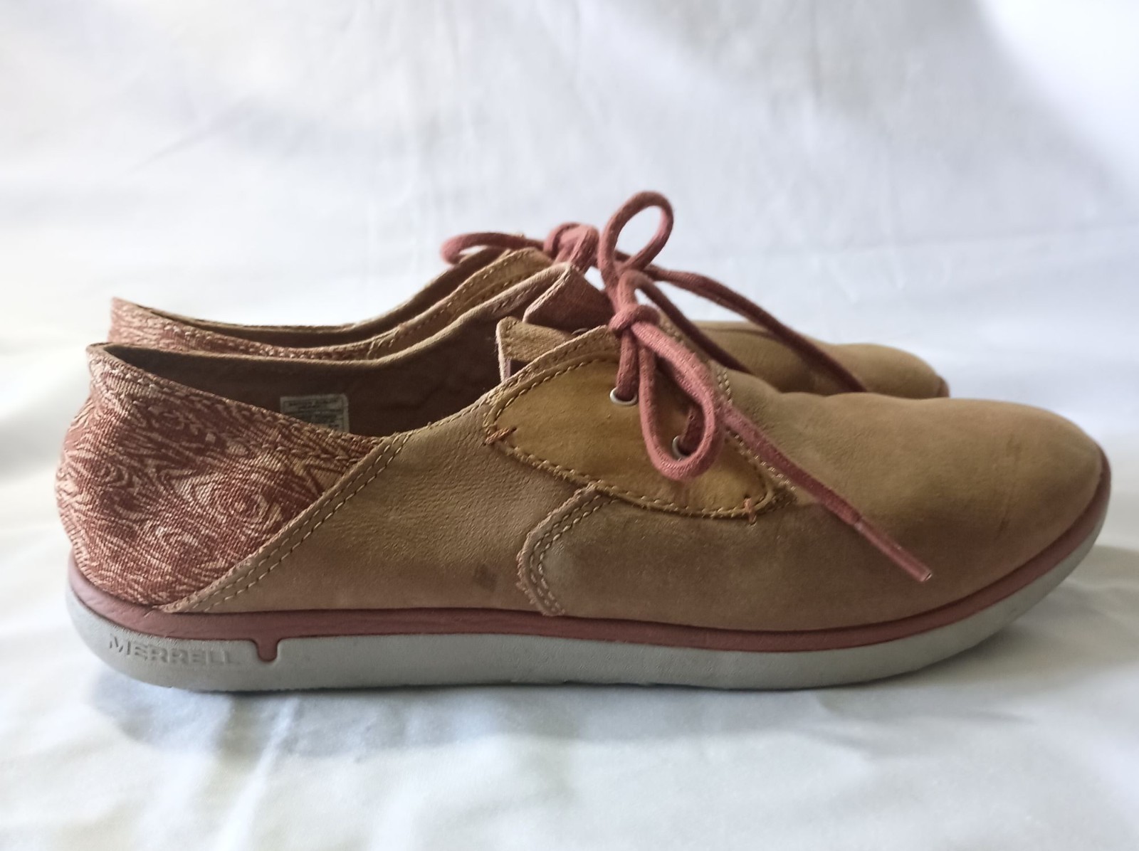 Merrell Duskair Moc Brown Sugar slip on donna 9 tela pelle comodi