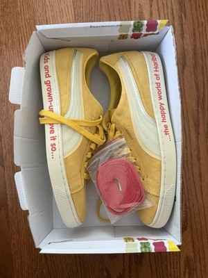 Puma Suede Triplex Haribo Mimosa -Whisper White Sneaker Shoes Sz 11.5 Mens New