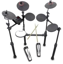 Carlsbro CSD100 R Electronic Drum Kit - 7 Piece Beginner Set with Sticks