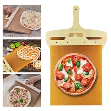 Sliding Pizza Peel,Pizza Paddle with Handle,The Pizza Peel That Transfers Pizza,