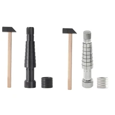 Wedding Band Stretcher Extender 7-Section Rings Shaping Amplifier with Hammer