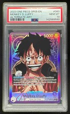 2023 One Piece Op05 En Alternate Art #060 Monkey D Luffy Psa 10