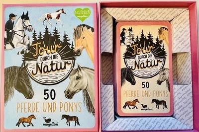 Tour durch die Natur - 50 Pferde und Ponys Tour durch die Natur 56 Karten 2025