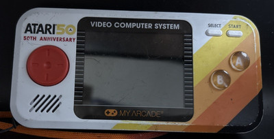 Atari 50th Anniversary My Arcade Portable Pocket Player *UNTESTED*