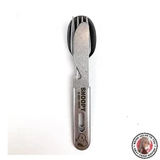 NEW Marimocraft Snoopy Face 3-in-1 Leisure Cutlery Set for Outdoor Camping and