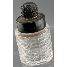 Antique Great Britain Perfume Bottle  Sterlin...
