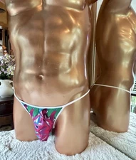 Small Floral Print Ares Bikini made in the USA MaryAngel Boutique Starwear.us