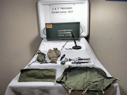 Vintage Hasbro 1960s G. I. JOE 1/6 Soldier Combat Heavy Weapons 81-MM Mortar Lot