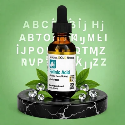 New listingFolinic acid Leucovorin California Gold Nutrition 30ml developmental delays kids