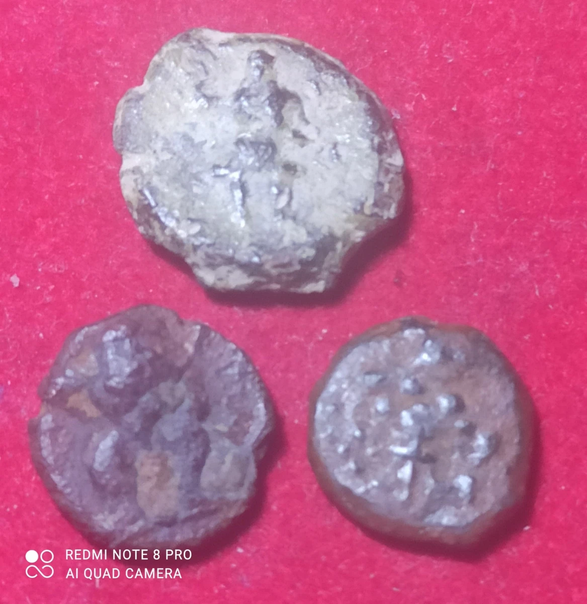 Hispania. 3 Monedas De 1/8 De Calco De EBUSUS ( ibiza)