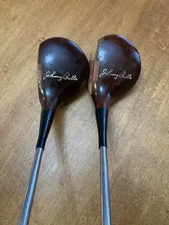 J.C. Higgins Johnny Bulla Signature Model 1-858  Genuine Persimmon #1 & #2 Woods
