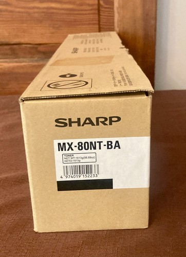 Genuine Sharp MX-80NT-BA Toner Cartridge Black MX 7081 8081 - 第 2/2 張圖片
