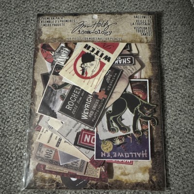 Tim Holtz Halloween Ephemera Pack 2017 TH93603   Read Description  RARE Retired