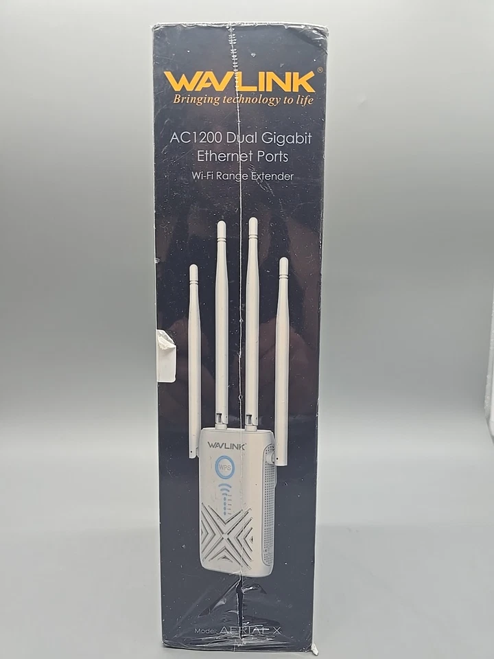 WAVLINK AC1200 Aerial X WI-FI RANGE EXTENDER  1200 Dual Gigabit Ethernet Ports - Image 2 of 4