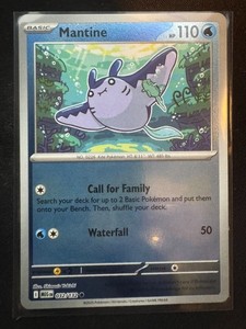 Mantine 032/132 Me01: Mega Evolution Reverse Holo