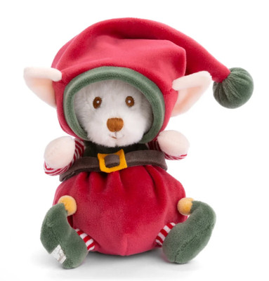NWT Bukowski Ziggy Santa s Little Helper Red Elf Plush Christmas Teddy Bear 5''