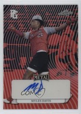 2023 Leaf Metal Perfect Game All-American Classic /10 Myles Davis Auto 8d2
