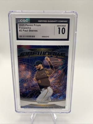 記念グッズ 2025UnderWrapsBaseballsVol2 Paul Skenes 2025 Panini Prizm - Fireworks Paul Skenes, Paul Skenes #2 for sale