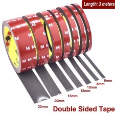 3M Double Sided Adhesive Tape Strong High Temp Automotive Mounting Tape UK