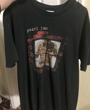 Pearl Jam Vintage Shirt Window Pain Retail 500.00 Size Xl Rare