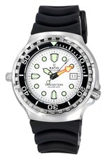RATIO FreeDiver Helium Safe Sapphire White Dial 1038EF102V-WHT 1000M Mens Watch