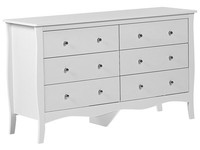 WunderschöNes Sideboard Aus Mdf-Platte Im Jugendstil Weiß Winchester