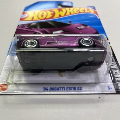 Hot Wheels Super Treasure Hunt 94 Bugatti EB110 SS + Mainline in
