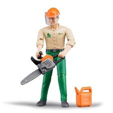 Bruder Forestry Worker with Accessories