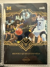 2025-26 ONIT Michigan   Women's Basketball TIMELESS B-5 Brooke Quarles Daniel