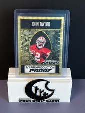 John Taylor (#1/1 | Proof | Grid Iron Icons) - 2025 Leaf 🏈 Nation | 49ers
