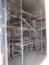 3m tall Ability Scaffold tower - 2m long, 2 platforms, 4 wheels