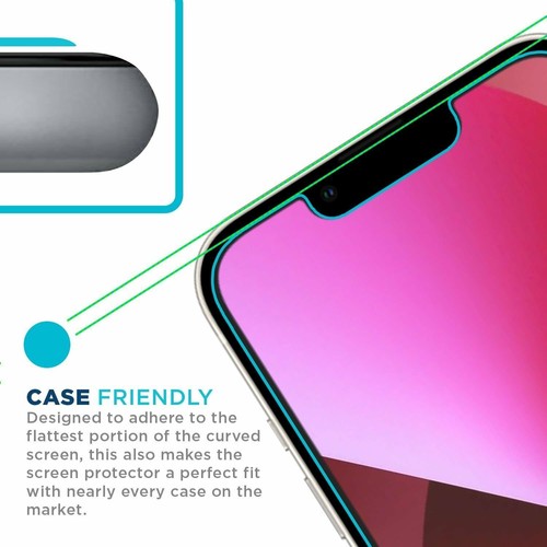 Tech Armor HD Film Transparent Protecteur d'écran Apple Neuf iPhone 13 Mini 5.4" PACK DE 4 - Photo 4 sur 8