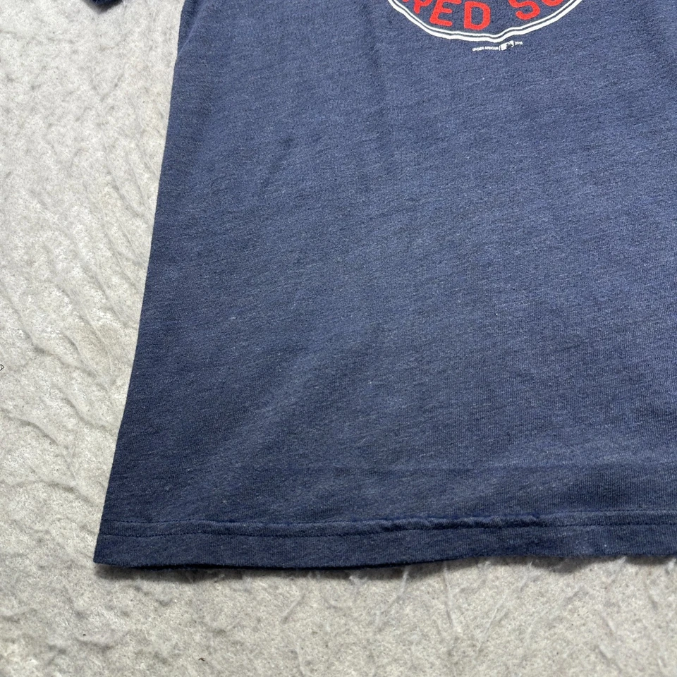 Camiseta Under Armour UA HeatGear Boston Red Sox azul manga corta para hombre talla M Foto 2 de 4
