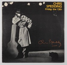 Chris Spedding JSA Signed Autograph Album Record Vinyl Friday The 13th
