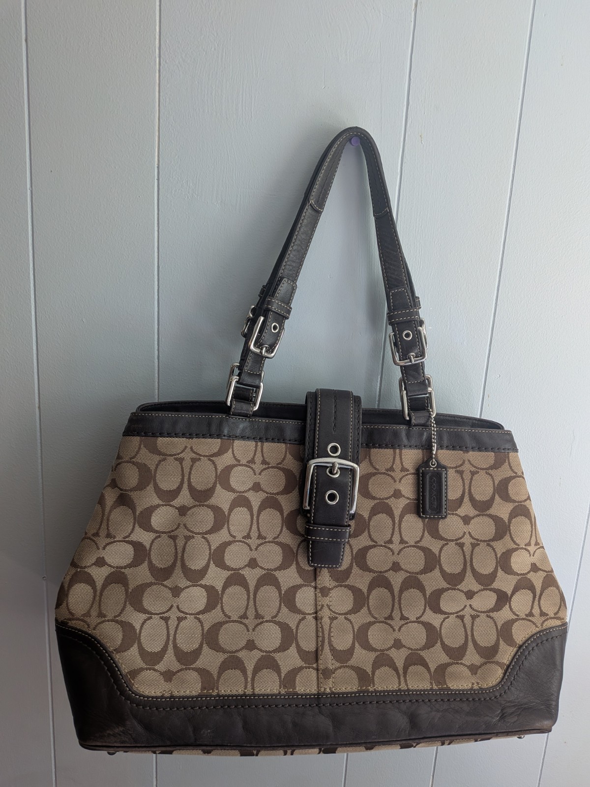 Coach Y2K Vintage Signature Tote G0851-F12643 Brown - Gem