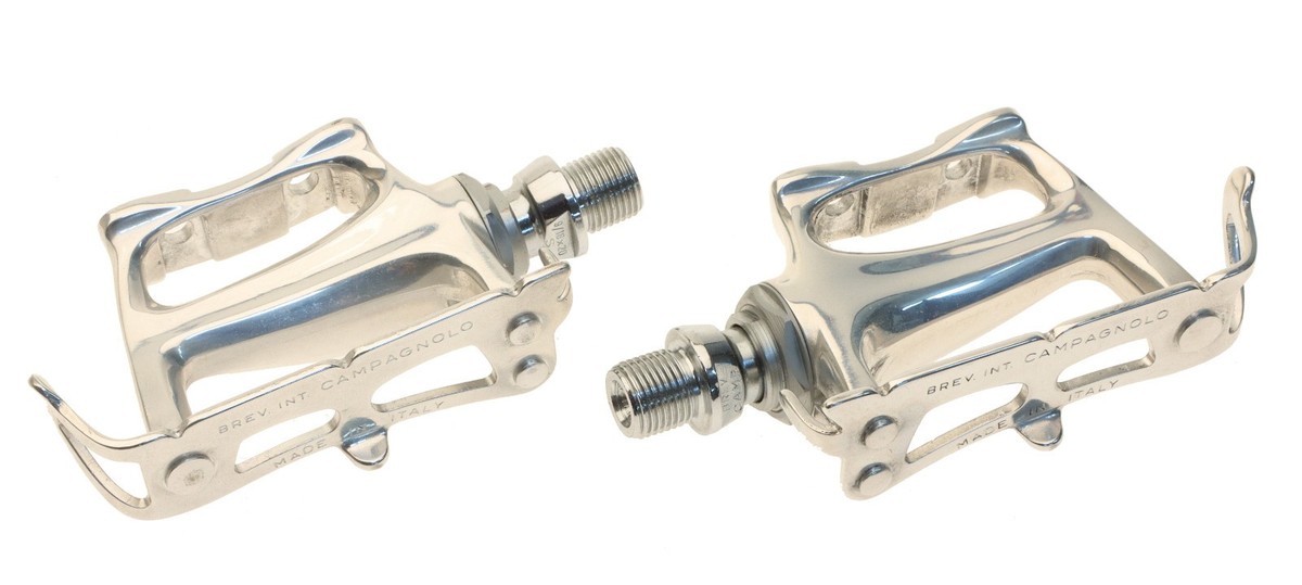 Pédales Campagnolo Croce D'Aune Vintage Pour Piste - NOS, Emballage D'origine, Collection