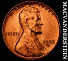 1955-S Lincoln Wheat Cent- Choice Gem Brilliant Unc Luster No Reserve #J6820