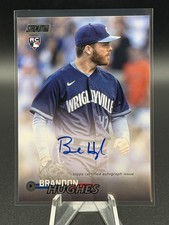 2023 Topps Stadium Club Brandon Hughes Autograph 01/25 Black Foil #SCBA-BH