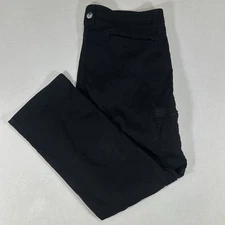 Wrangler ATG Cargo Pants Mens 38x29 Outdoor Performance Black Hiking Flex Waist