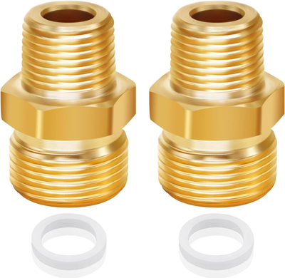 #ad M22 High Pressure Washer Adapte4800PSI Brass Pressure washer Extension 3 8quot;... $21.88